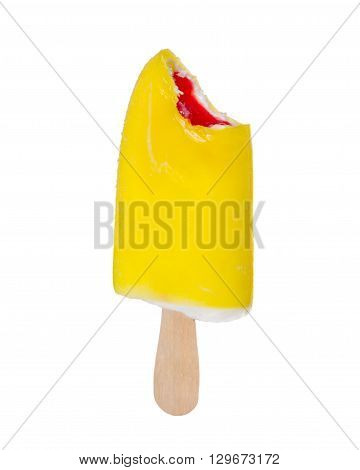 Bitten Off Popsicles In Yellow Glaze