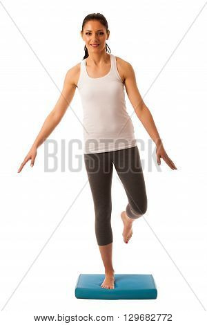 Physiotherapy - Therapist Doing   Excercises For Improving Coordination And Stability With A Patient