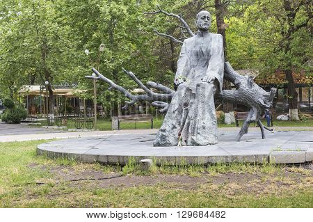 YEREVAN ARMENIA - May 07 2016: Komitas Monument in Yerevan
