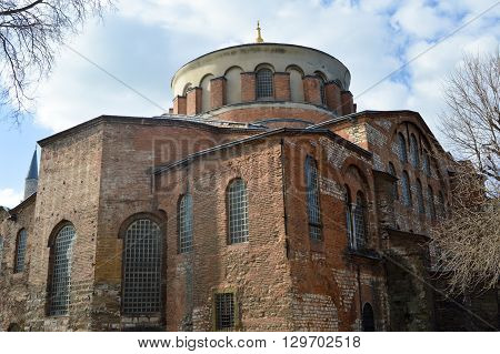 Istanbul Turkey Topkapi Palace, Hagia Eirene church garden