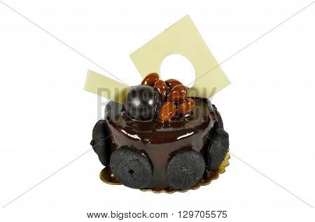 Prepared for special occasions, delicious and beautiful chocolate cake