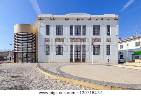 The Cine-Teatro (cinema and theater) of Nisa. Nisa, Portugal.