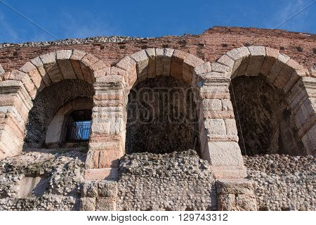 a view of arena in verona italy