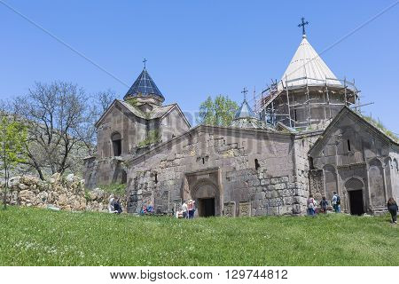 Goshavank, Armenia - May 02, 2016 : Goshavank Monastery Was Founded In 1188. It Is Located About 20