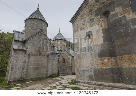 The 13Th Century Haghartsin Monastery In Armenia.the Ancient Monastery Is Located Near The Town Of D