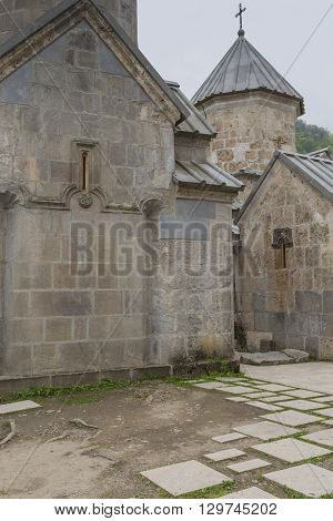 The 13Th Century Haghartsin Monastery In Armenia.the Ancient Monastery Is Located Near The Town Of D