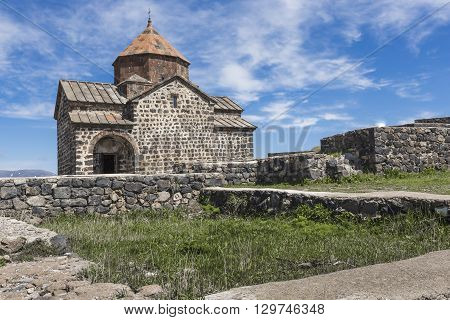 The 9Th Century Armenian Monastery Of Sevanavank At Lake Sevan.