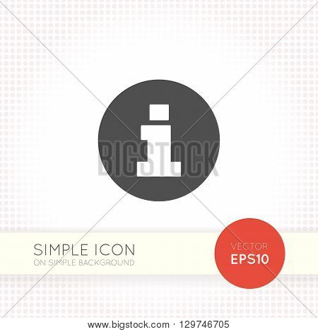 Flat Information symbol. Info sign icon. Info label vector. Info vectror.