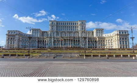 Palace of the Parliament in Bucharest, Romania