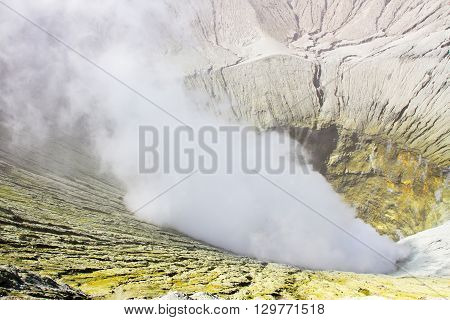 Creater of Bromo vocalno East Java Indonesia