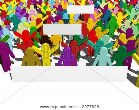 Strike protest