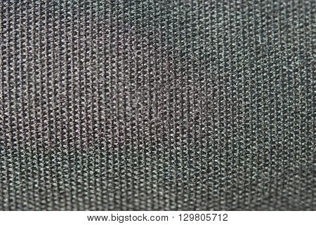 Texture simple black textile in macro view