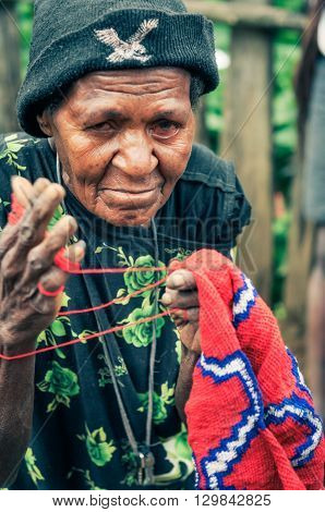 Old Woman In Black