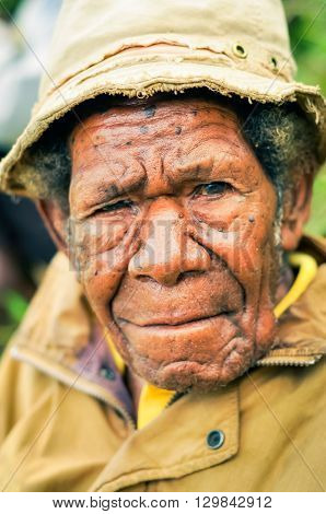 Old Man In Yellow