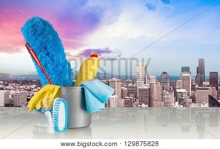 Cleaning.