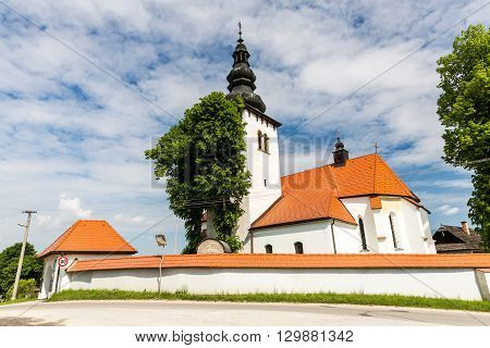 Church In The Centre Of The Village Liptovske Sliace, Slovakia