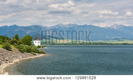 Gothic Church Havranok At Lake Liptovska Mara, Slovakia