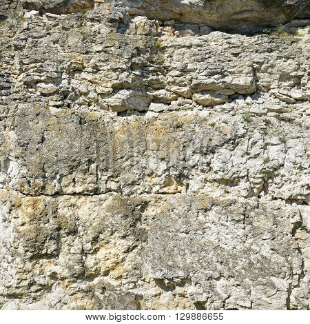Geological section of sedimentary rocks. Background
