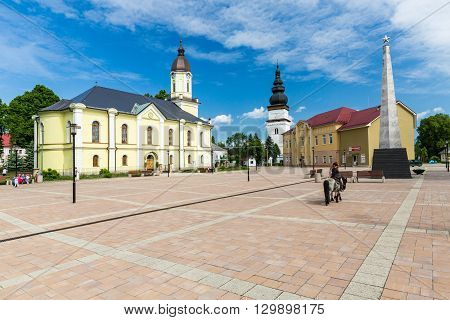View Of The Center Of The Village Partizanska Lupca In Slovakia