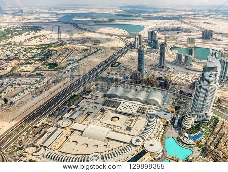 Aerial View Of Dubai (united Arab Emirates)