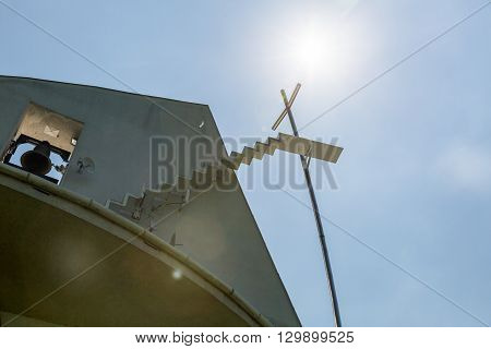 View Of The Modern Art Church Of Vysny Sliac, Slovakia