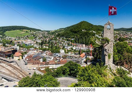 View To The Castle Stein And Baden