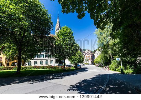 Exterior Views Of The Church In Old Town Part Of Baden