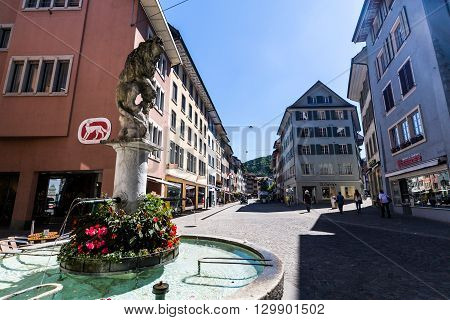 Exterior Views Of The Old Town Part Of Baden