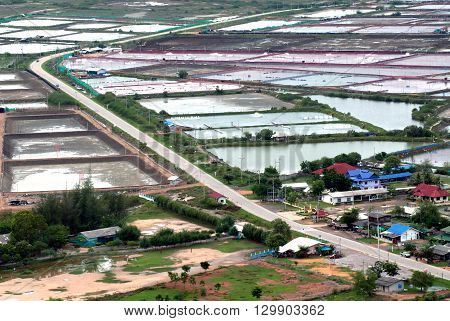 Scenic view of Khao Dang Viewpoint, Sam Roi Yod National park, Phra Chaup Khi Ri Khun Province in Middle of Thailand.