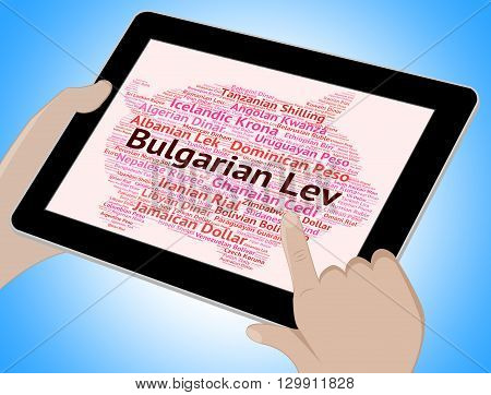 Bulgarian Lev Indicates Worldwide Trading And Bgn