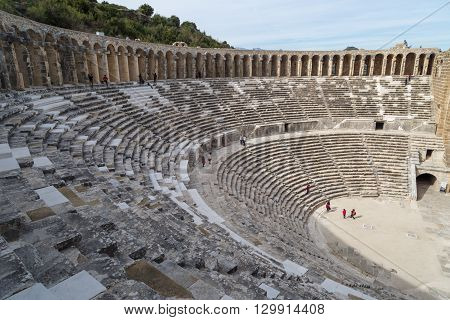 Aspendos Amphitheater View