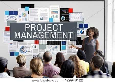 Project Management Methods Processes Concept