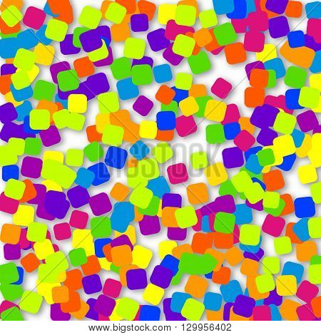 Festive background for the birthday celebration. Multi-colored sweets, bokeh. Romantic background