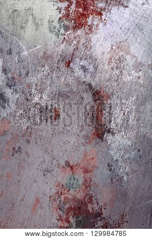 Old scratched rusty metal sheet. Abstract bavkground