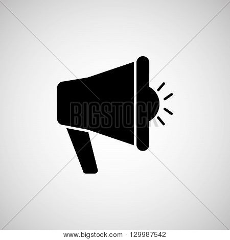 message with megafono design, vector illustration eps10 graphic
