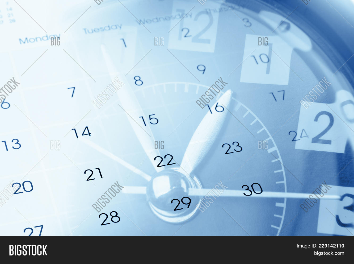 clock face and calendar powerpoint template clock face and
