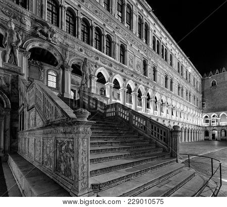 Staircase In Doge's Palace, Venice