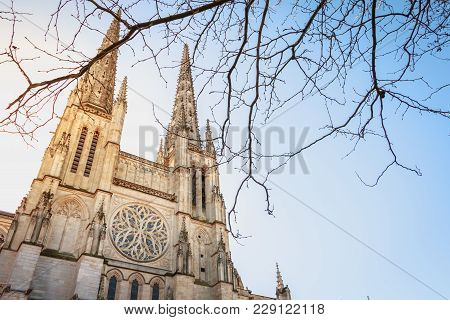 Architectural Detail Of The Cathedral Saint Andre De Bordeaux
