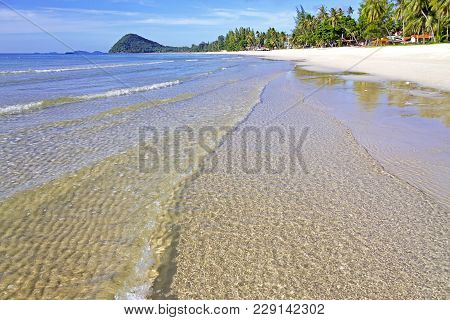 The Beach Thung Wua Lan Beach, Chumphon Province Thailand Is Famous For Travel