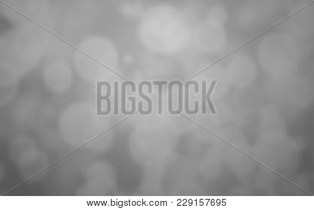 Vintage On Grey Backdrop. Silver Blurred Background. Background Pattern, Dot Pattern. Vector Abstrac