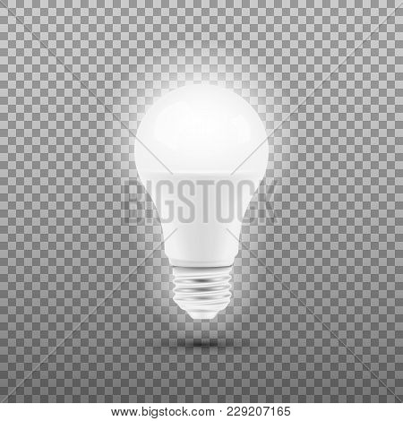 Glowing Led Bulb Vector Photo Free Trial Bigstock