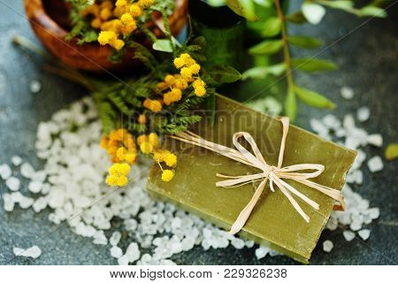 Natural Handmade Soap With Mimosa Flavor