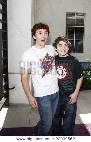 BURBANK - MAY 2: Daryl Sabara and Ryan Ochoa  at the Lollipop Theater Network's second annual ''Game Day'' at the Nickelodeon Animation Studios in Burbank, California on May 2, 2010