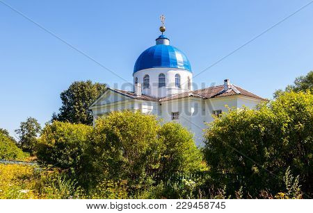 Orthodox Church Of St. Catherine The Great Martyr In Rovnoe, Novgorod Region, Russia