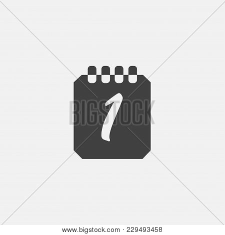 Calendar Icon Vector Illustration. Reminder Vector Icon
