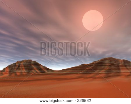 ทะเลทราย stoney