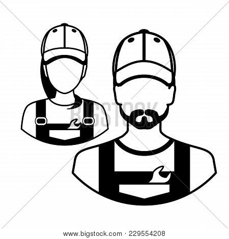 May 1 - Labor Day Logo For Poster, Banner, Brochure . May 1-labor Day On A White Background With A B