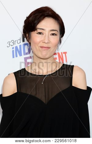 LOS ANGELES - MAR 3:  Shinobu Terajima at the 2018 Film Independent Spirit Awards at the Beach on March 3, 2018 in Santa Monica, CA