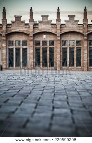 Barcelona,spain-november 16,2014:architecture, Building, Modernist Style, Fabrica Factory Casaramona