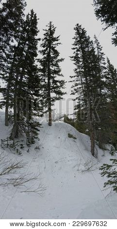 Winter Majestic Views Around Wasatch Front Rocky Mountains, Brighton Ski Resort, Close To Salt Lake 